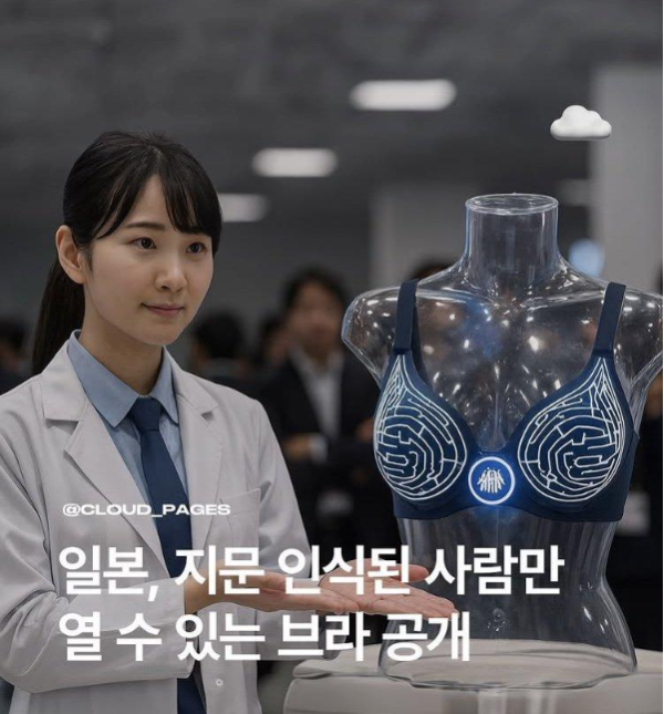 일본에서 공개한 지문인식 브라