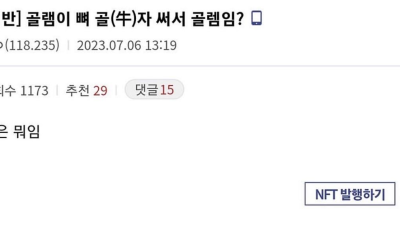 멍청이들 모음집