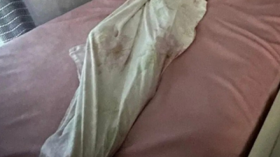 남편이 자는 모습