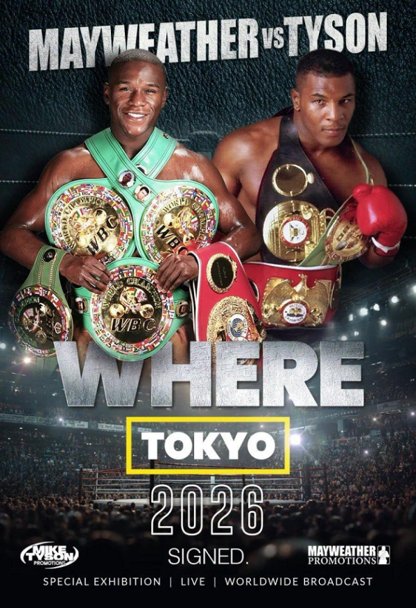 메이웨더 vs 타이슨 경기 확정
