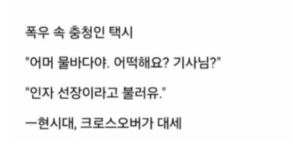 충청도식 드립 모음