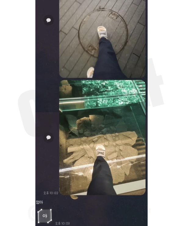 아들 걱정하는 엄마와의 카톡내용