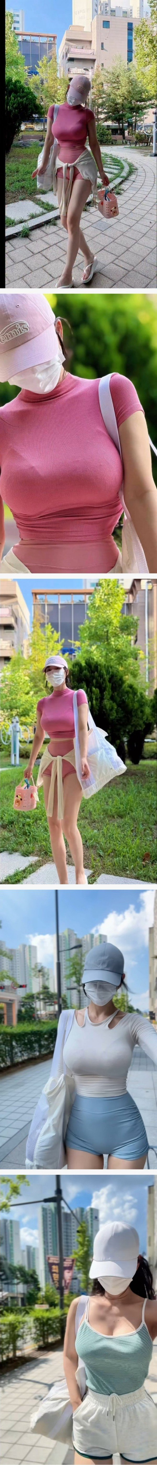 요즘 신도시 운동복장