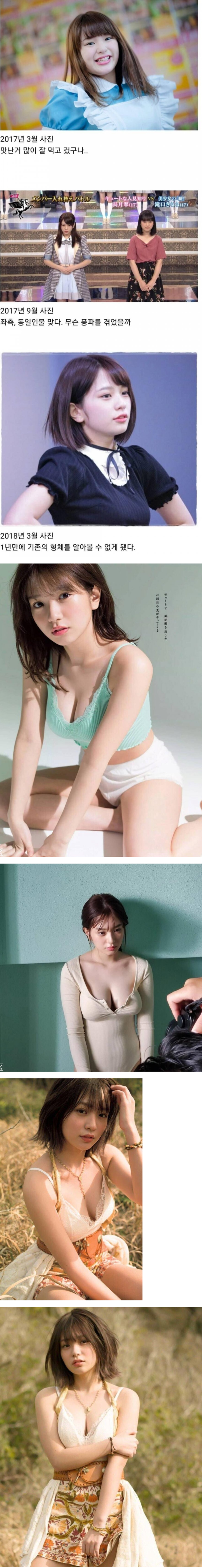 다이어트하고 레전드 된 일본 아이돌