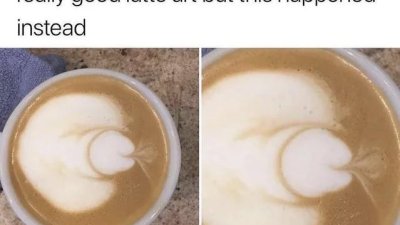 라떼아트 대참사