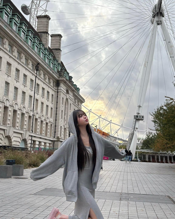 영국에 놀러간 미시룩 장원영