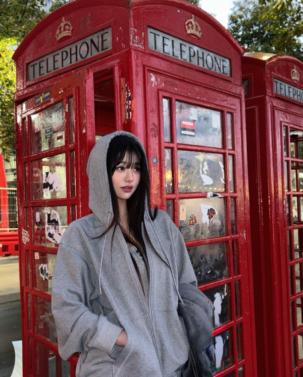 영국에 놀러간 미시룩 장원영