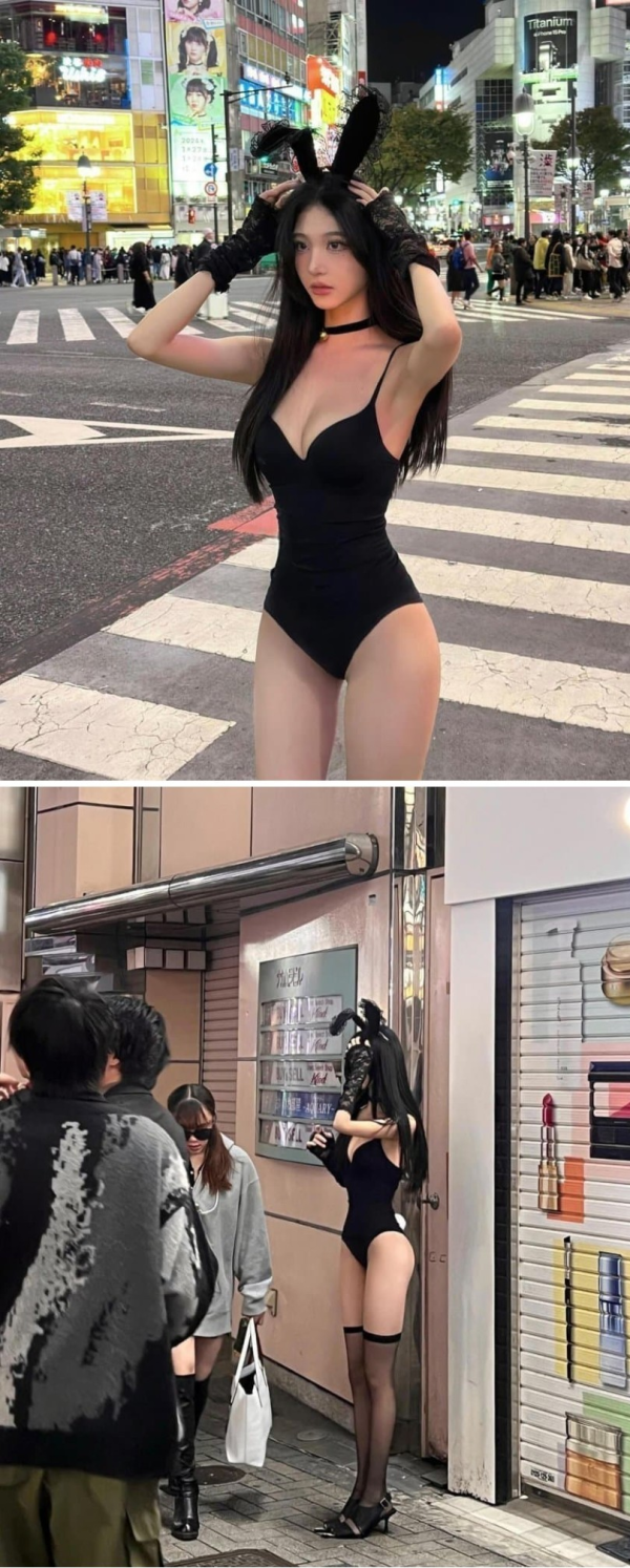 레전드 할로윈 바니걸녀