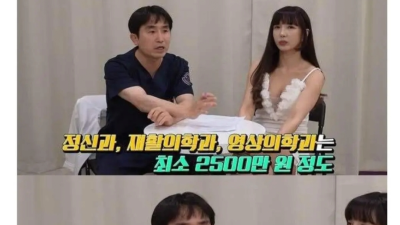 의사가 직접 공개한 월급 수준