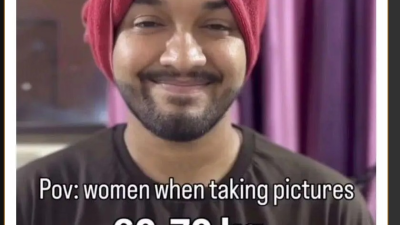 여자 몸무게별 사진찍는 방법