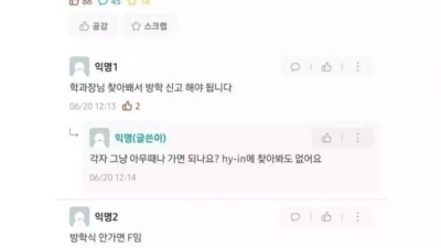 아무것도 몰랐던 새내기의 최후