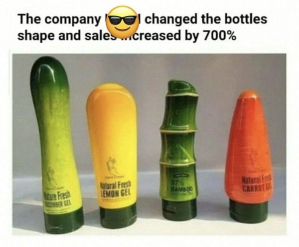 용기만 변경했는데 매출 700% 상승