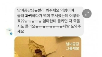 벽을 부순 처자