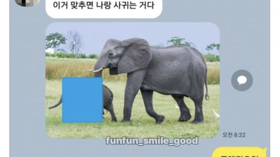 이거 맞추면 나랑 사귀는거다?