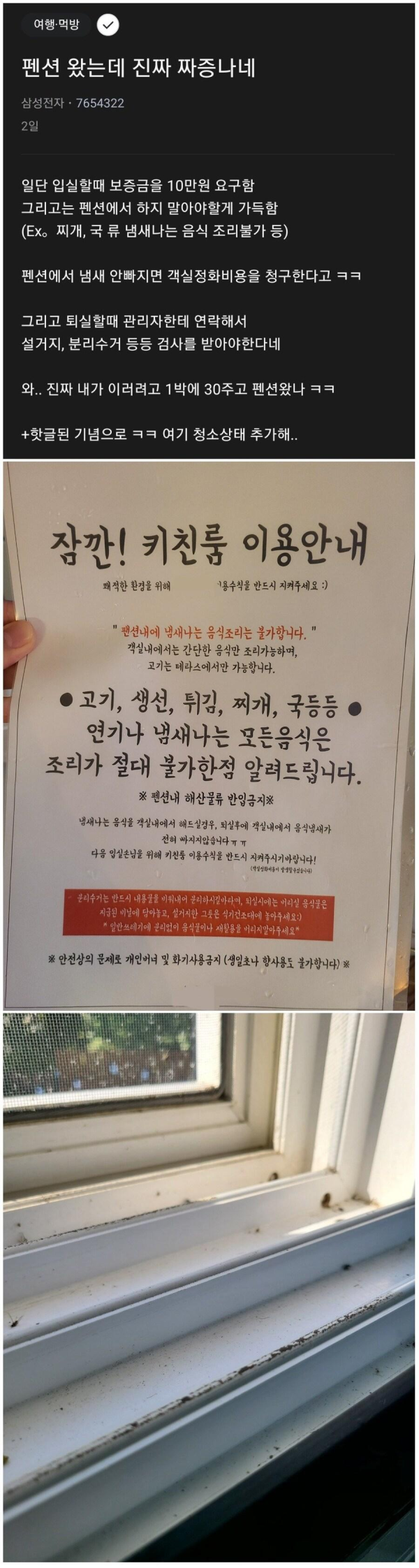 요즘 펜션 근황