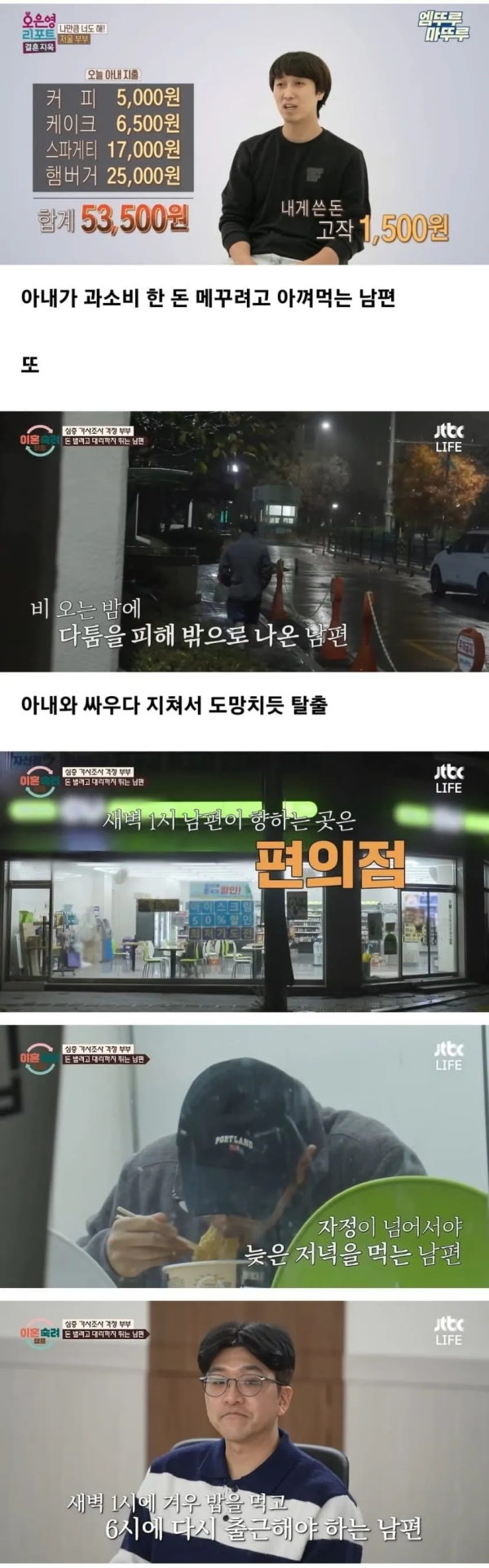 유부남들이 편의점에 자주가는 이유