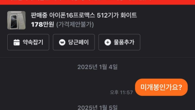 신종 당근마켓 사기 수법