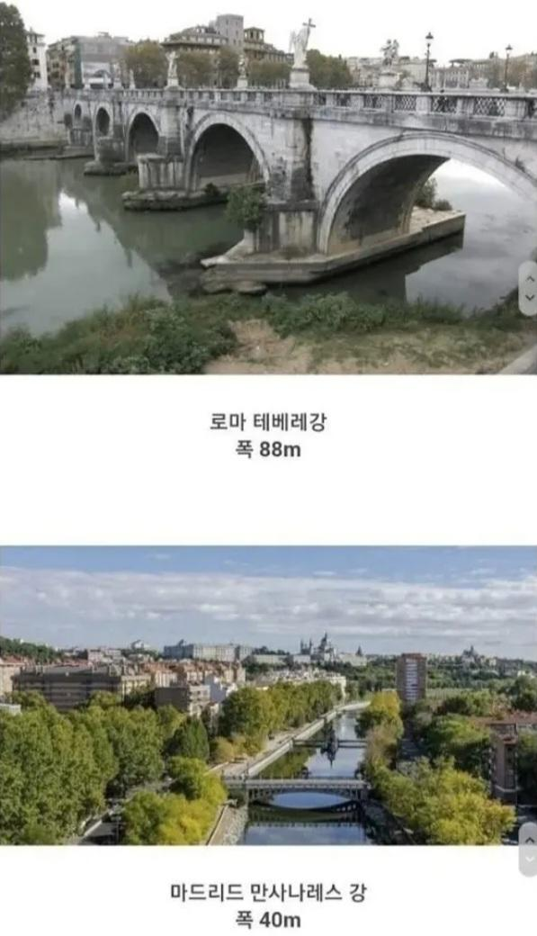 한강이 넓어보이는 이유