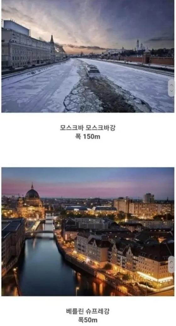 한강이 넓어보이는 이유