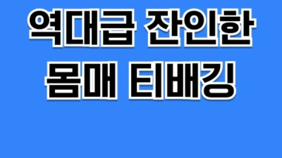 역대급 잔인한 몸매 티배깅
