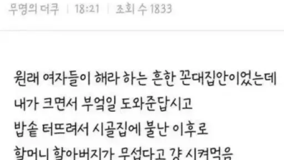 명절 불꽃 효녀