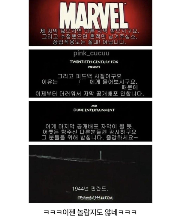 그시절 불법 번역 자막제작자