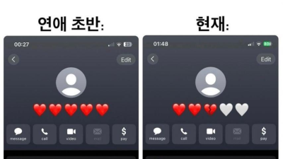 여자친구가 내 번호를 저장한 방법