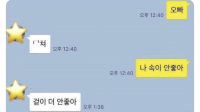 진정한 찐남매 카톡