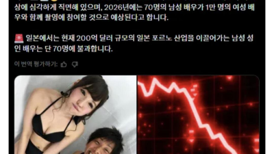 현재 위기상황 이라는 일본 AV시장