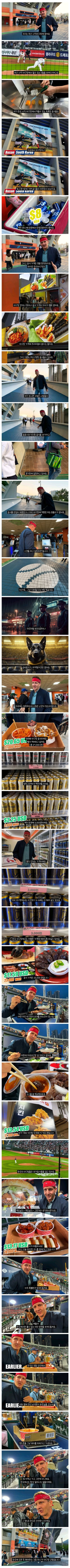 한국 야구장에 반한 미국 아재