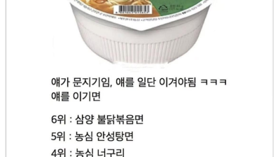 외국 라면이 한국에서 힘을 못쓰는 이유