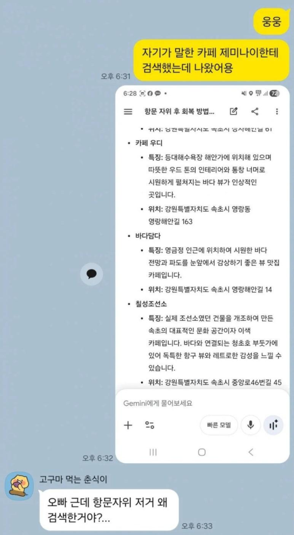 제미나이 대참사