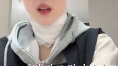 타투 제거 브이로그 찍는 처자