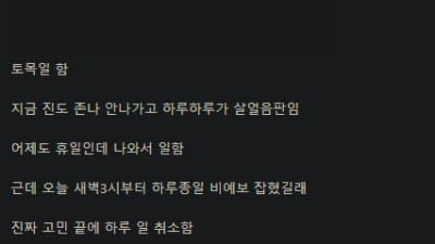 기상청 근황
