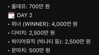 올해 대학교 축제 연예인 출연료