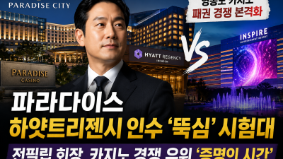 파라다이스, 하얏트리젠시 인수