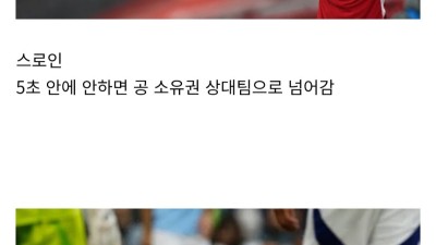 이번 월드컵에서 변경된 ㅈㄴ 재밌는 규칙들